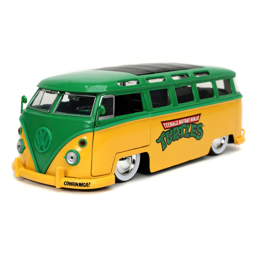 Isola dei Collezionisti - Teenage Mutant Ninja Turtles Diecast Model 1/24 1962 VW Bus Leonardo - 2