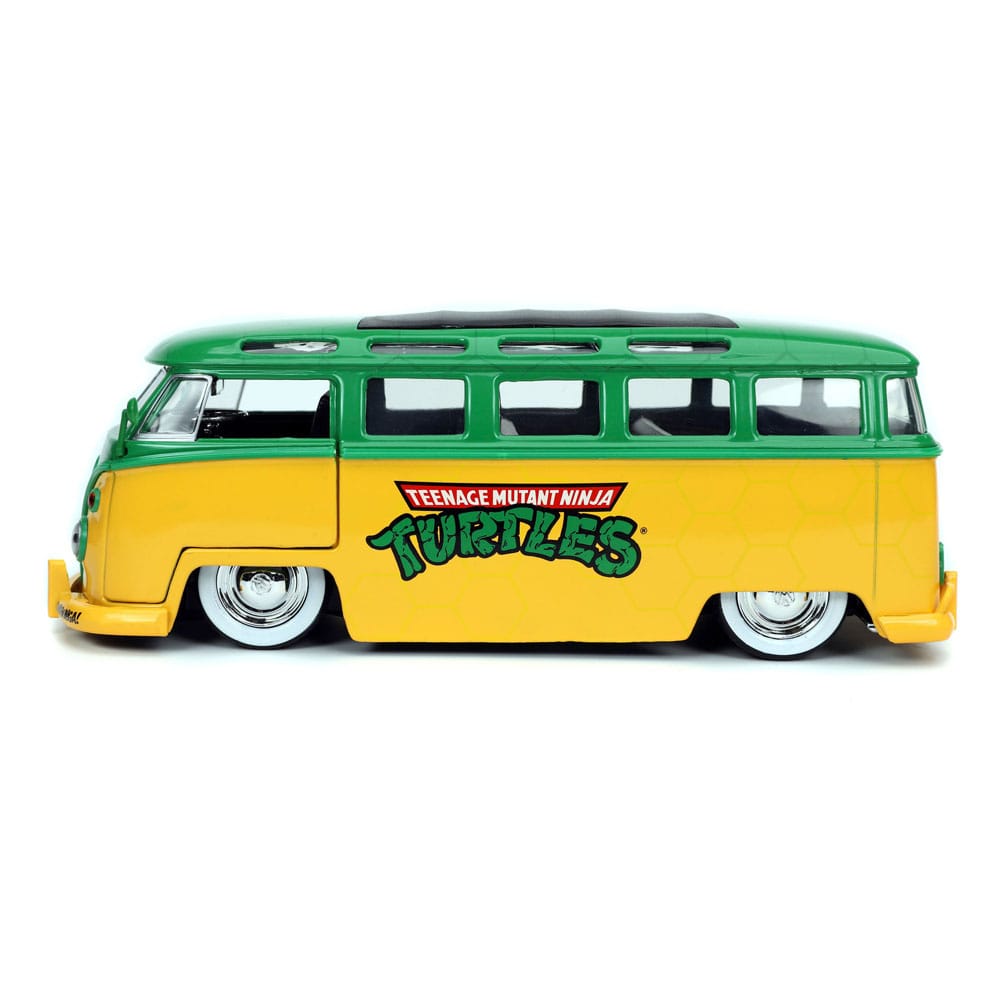 Isola dei Collezionisti - Teenage Mutant Ninja Turtles Diecast Model 1/24 1962 VW Bus Leonardo - 4