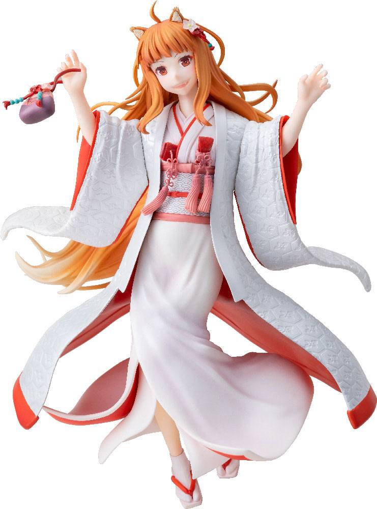 Isola dei Collezionisti - Spice and Wolf PVC Statue 1/7 Wise Wolf Holo Wedding Kimono Ver. 26 cm - 2