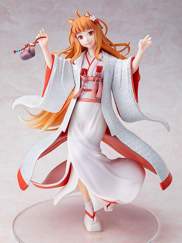 Isola dei Collezionisti - Spice and Wolf PVC Statue 1/7 Wise Wolf Holo Wedding Kimono Ver. 26 cm - 4