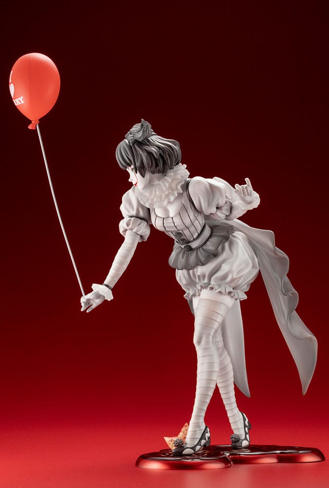 Isola dei Collezionisti - Stephen Kings It 2017 Bishoujo PVC Statue 1/7 Pennywise Monochrome 25 cm - 12