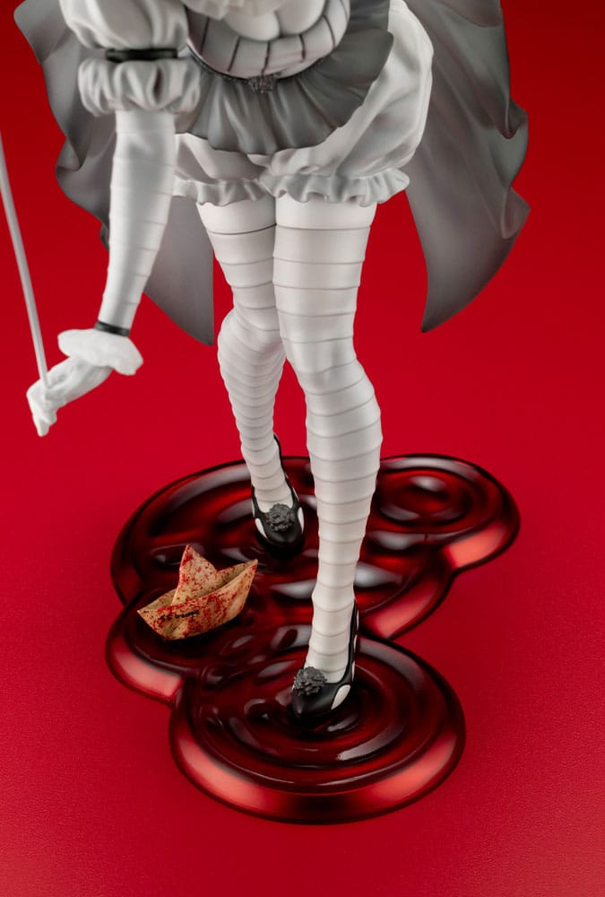 Isola dei Collezionisti - Stephen Kings It 2017 Bishoujo PVC Statue 1/7 Pennywise Monochrome 25 cm - 4