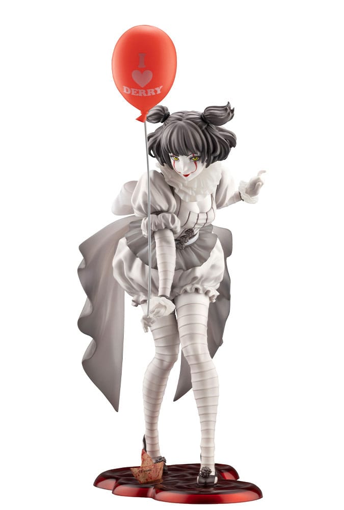 Isola dei Collezionisti - Stephen Kings It 2017 Bishoujo PVC Statue 1/7 Pennywise Monochrome 25 cm - 26