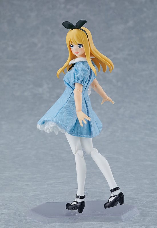 Isola dei Collezionisti - Original Character Figma Action Figure Female Body (Alice) with Dress and Apron Outfit 13 cm - 18