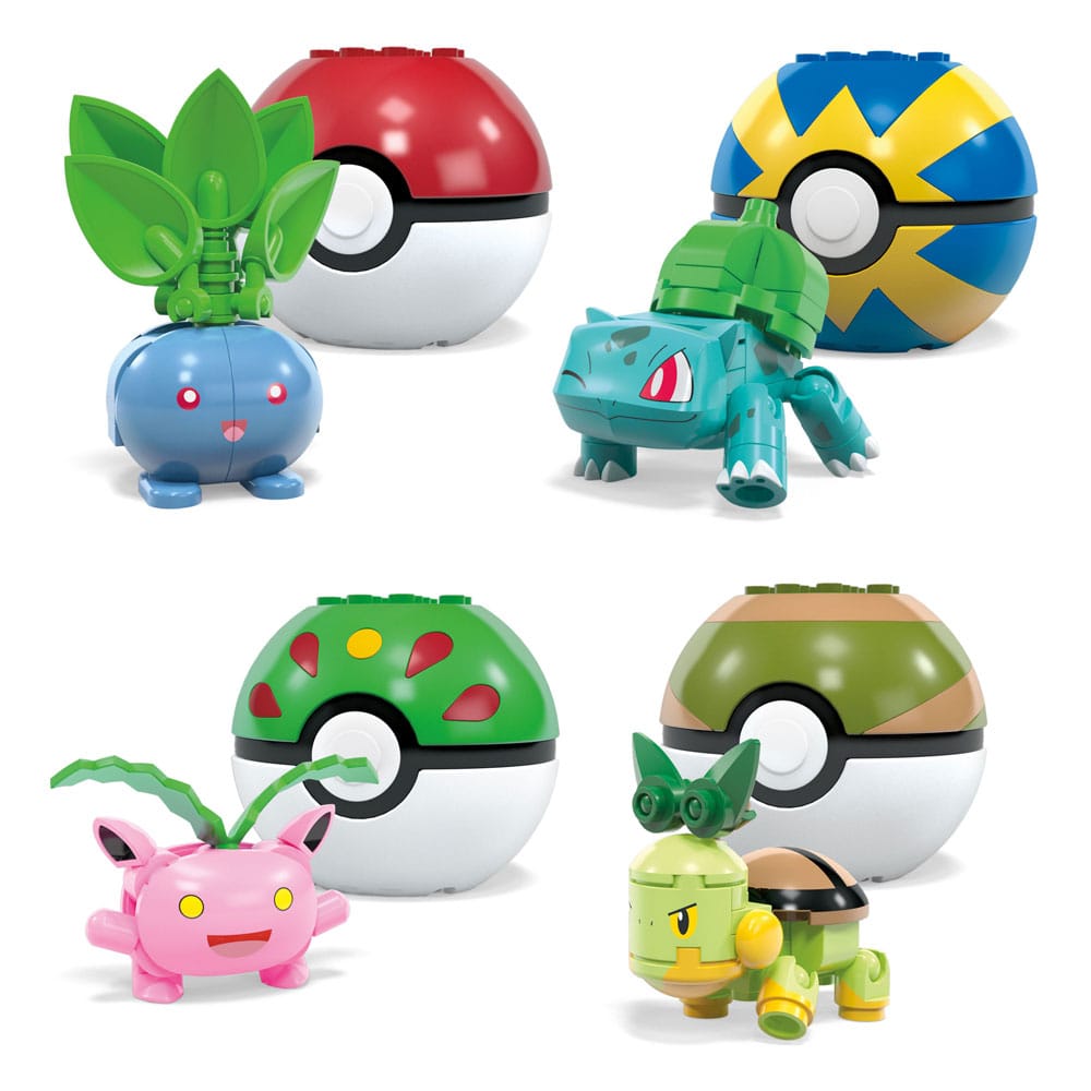 Isola dei Collezionisti - Pokémon MEGA Construction Set Grass-Type Trainer Team Building Toy Kit - 2