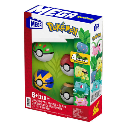 Isola dei Collezionisti - Pokémon MEGA Construction Set Grass-Type Trainer Team Building Toy Kit - 1