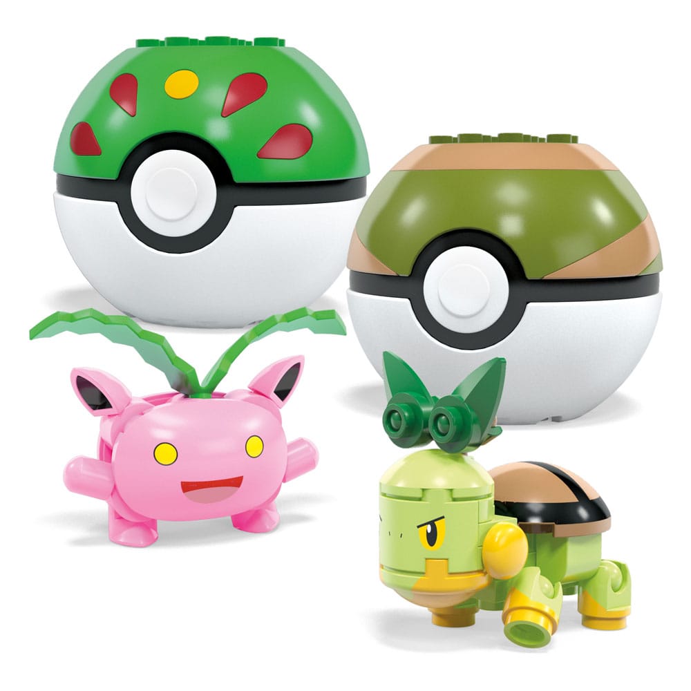 Isola dei Collezionisti - Pokémon MEGA Construction Set Grass-Type Trainer Team Building Toy Kit - 7