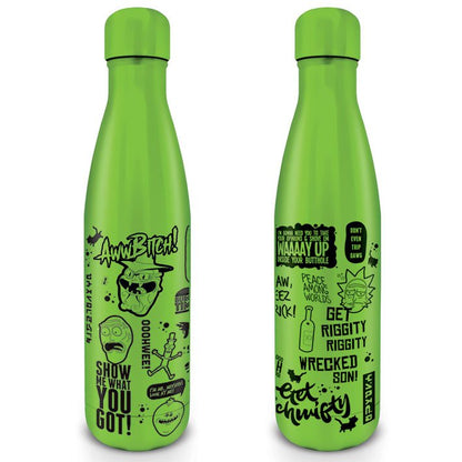 Isola dei Collezionisti - Rick and Morty Drink Bottle Quotes - 2