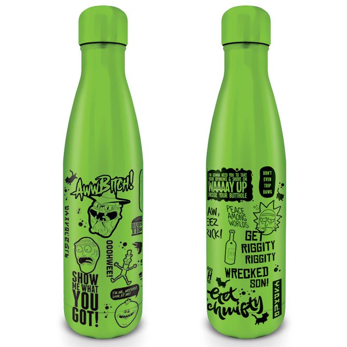 Isola dei Collezionisti - Rick and Morty Drink Bottle Quotes - 1