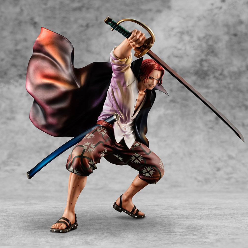 Isola dei Collezionisti - One Piece P.O.P PVC Statue Playback Memories Red-haired Shanks 21 cm - 4