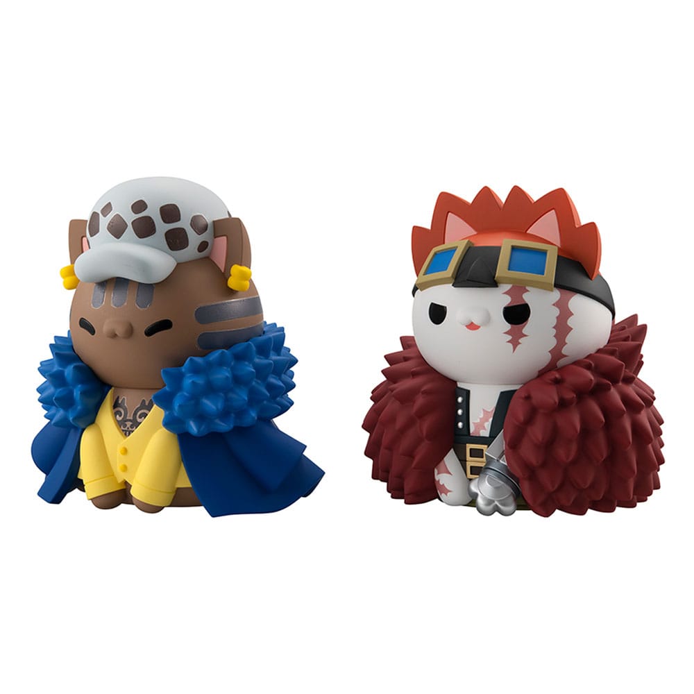 Isola dei Collezionisti - One Piece Nyanto! The Big One Piece Series Trading Figure Monkey D. Luffy & Trafalgar Law & Eustass Kid 10 cm - 10