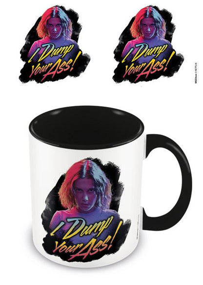 Isola dei Collezionisti - Stranger Things Coloured Inner Mug I Dump Your Ass Retro - 2