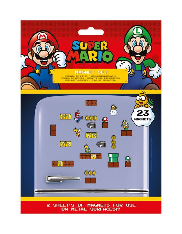 Isola dei Collezionisti - Super Mario Fridge Magnets Mushroom Kingdom - 1