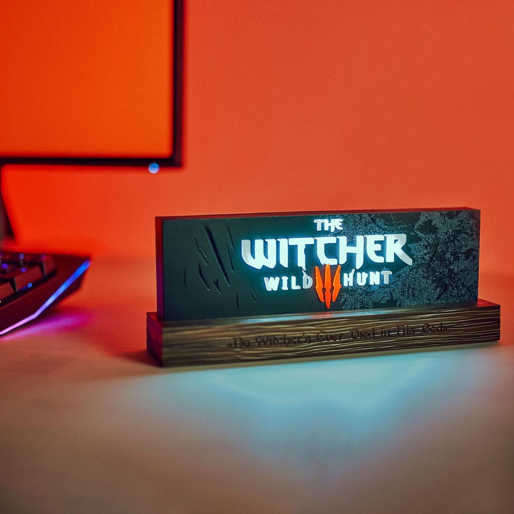 Isola dei Collezionisti - The Witcher LED-Light Wild Hunt Logo 22 cm - 1