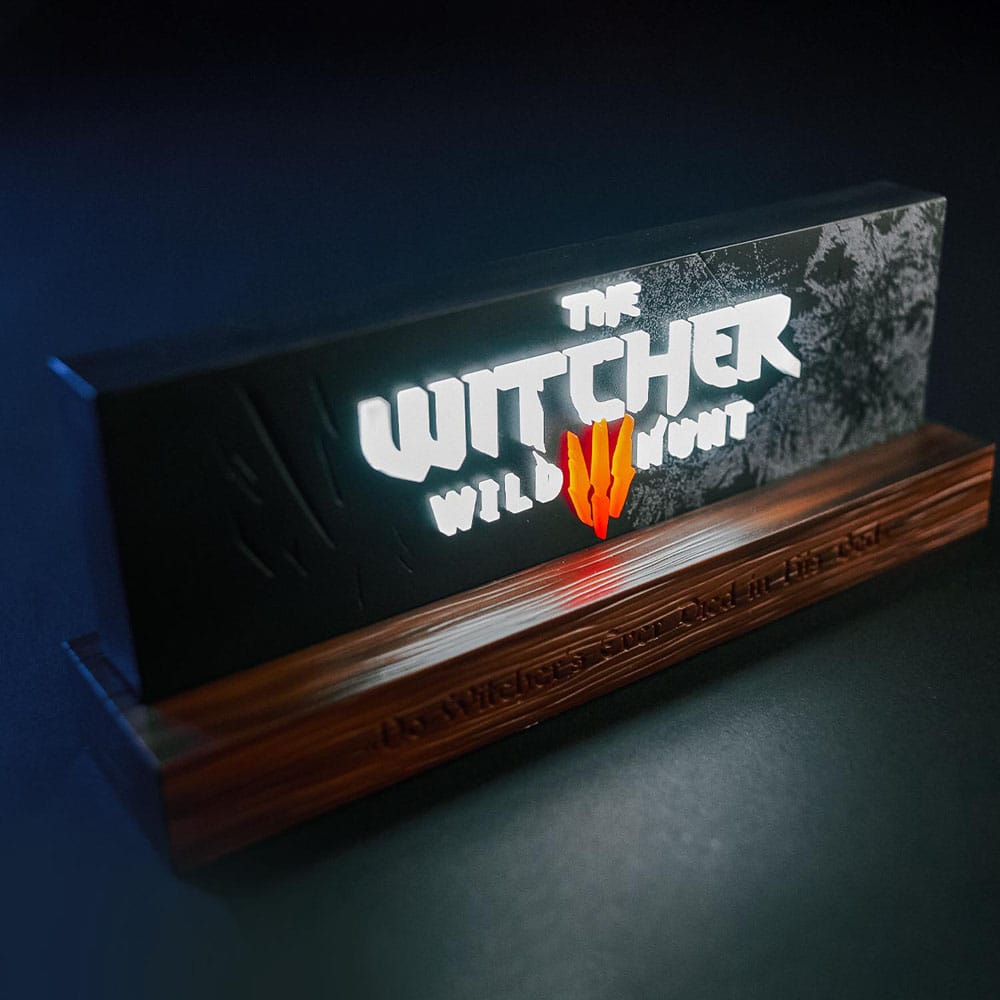 Isola dei Collezionisti - The Witcher LED-Light Wild Hunt Logo 22 cm - 4