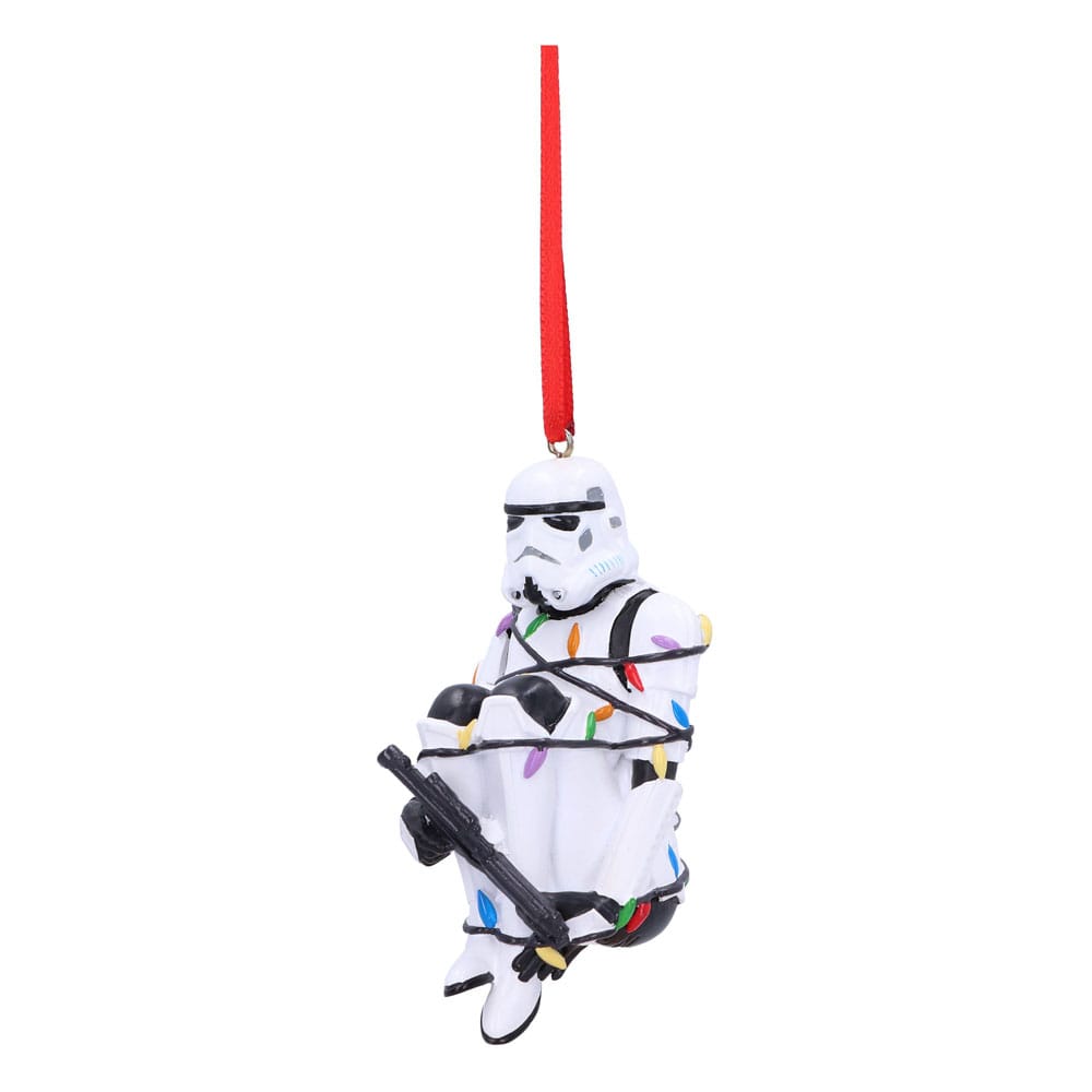 Isola dei Collezionisti - Original Stormtrooper Hanging Tree Ornament Stormtrooper In Fairy Lights 9 cm - 3