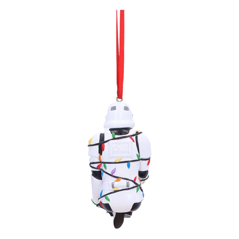 Isola dei Collezionisti - Original Stormtrooper Hanging Tree Ornament Stormtrooper In Fairy Lights 9 cm - 4