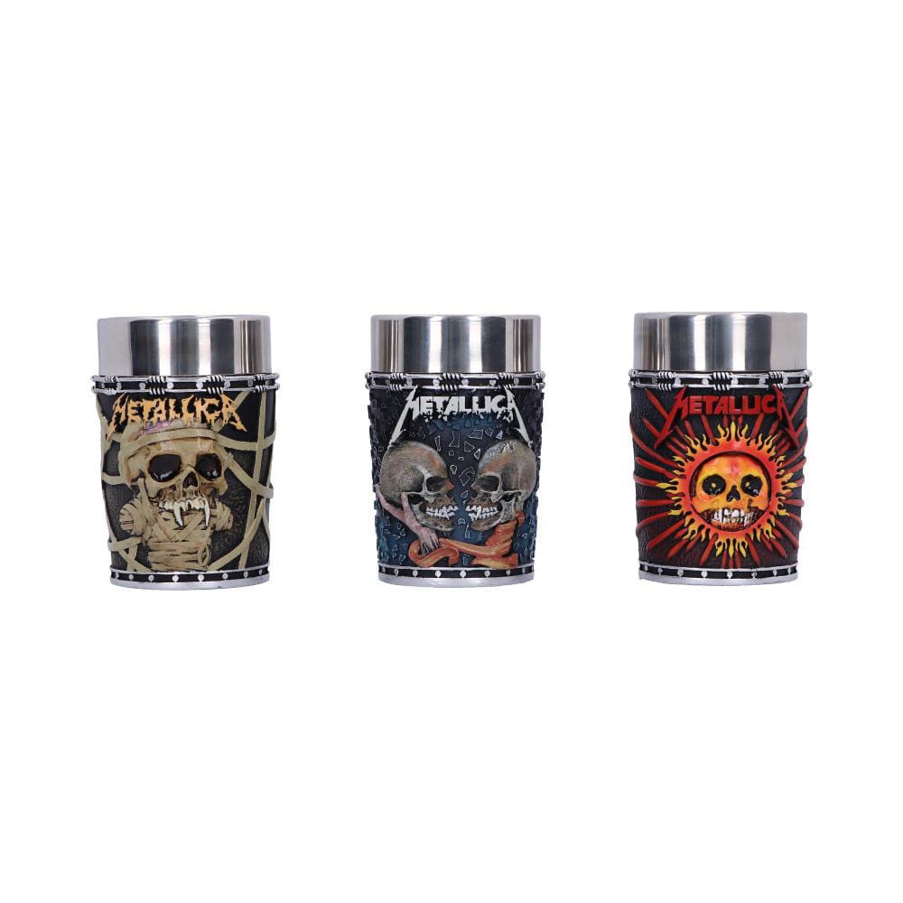 Isola dei Collezionisti - Metallica Shot Glasses Pushead Art 3-Pack - 2