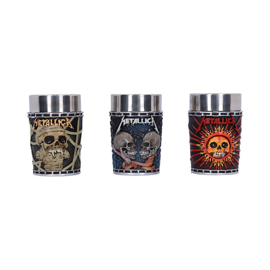 Isola dei Collezionisti - Metallica Shot Glasses Pushead Art 3-Pack - 1