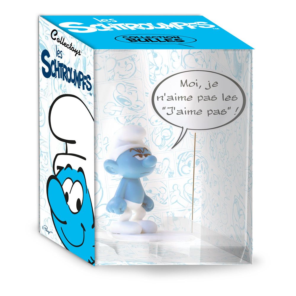 Isola dei Collezionisti - The Smurfs Collectoys Comics Speech Statue Grouchy Smurf 22 cm *French Version* - 3