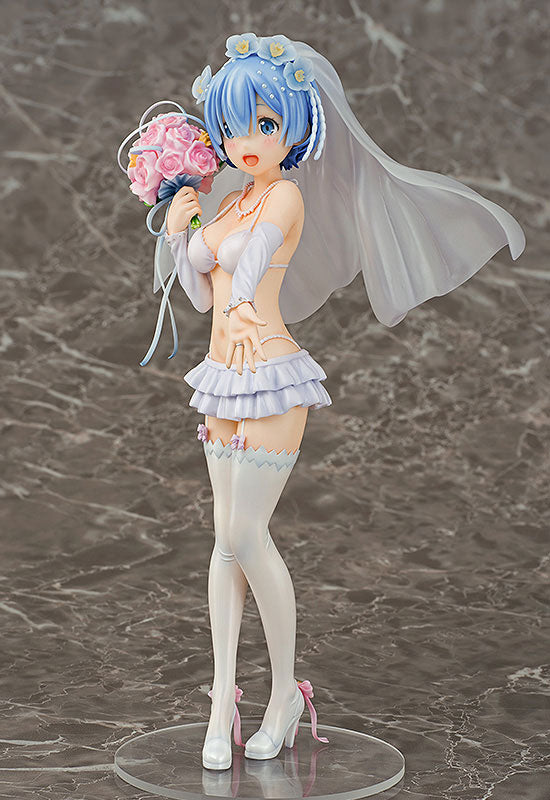 Isola dei Collezionisti - Re:ZERO -Starting Life in Another World- PVC Statue 1/7 Rem Wedding Ver. 22 cm - 7