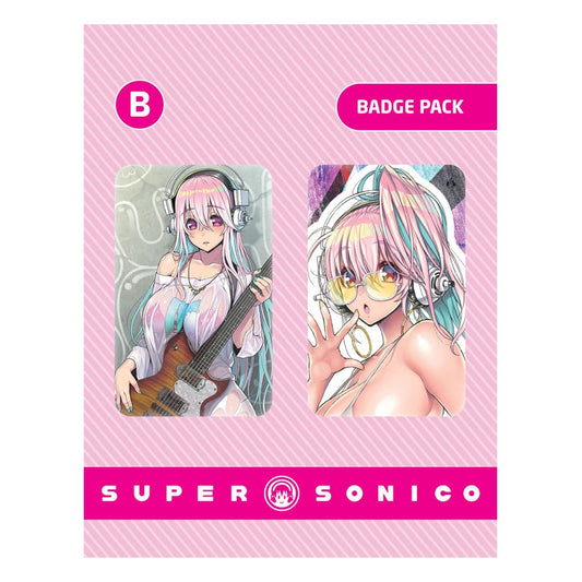 Isola dei Collezionisti - Super Sonico Pin Badges 2-Pack Set B - 1