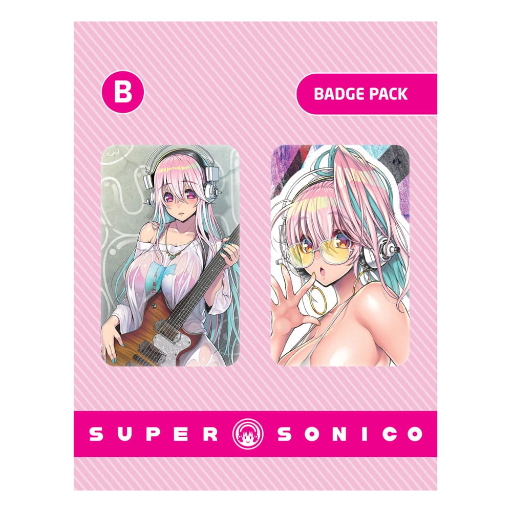 Isola dei Collezionisti - Super Sonico Pin Badges 2-Pack Set B - 2