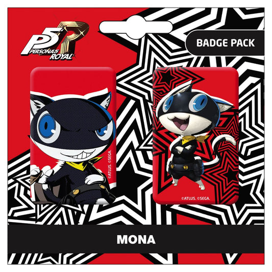 Isola dei Collezionisti - Persona 5 Royal Pin Badges 2-Pack Mona / Morgana - 1