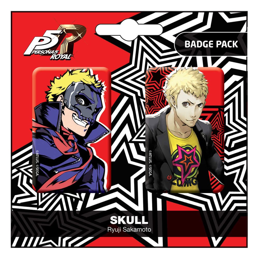 Isola dei Collezionisti - Persona 5 Royal Pin Badges 2-Pack Skull / Ryui Sakamoto - 2