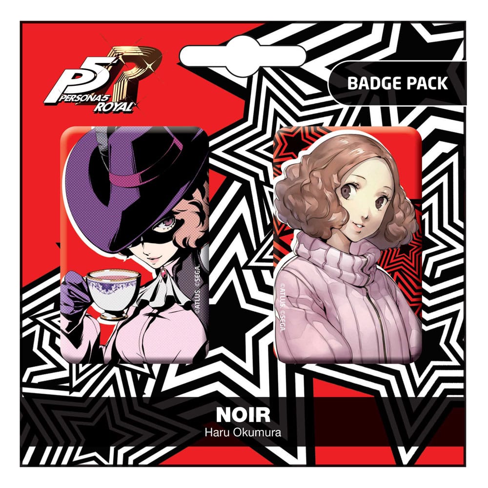 Isola dei Collezionisti - Persona 5 Royal Pin Badges 2-Pack Noir / Haru Okumura - 2