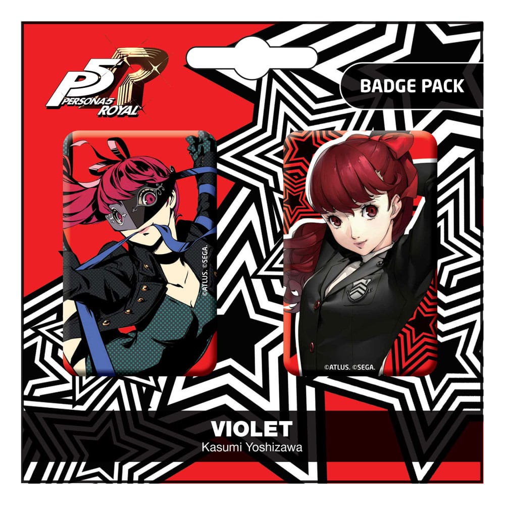 Isola dei Collezionisti - Persona 5 Royal Pin Badges 2-Pack Violet / Kasumi Yoshizawa - 2