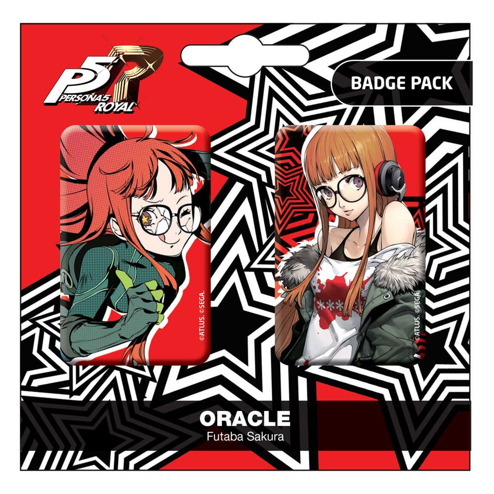 Isola dei Collezionisti - Persona 5 Royal Pin Badges 2-Pack Oracle / Futaba Sakura - 1