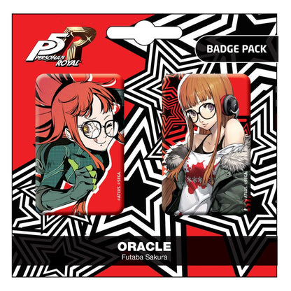 Isola dei Collezionisti - Persona 5 Royal Pin Badges 2-Pack Oracle / Futaba Sakura - 2