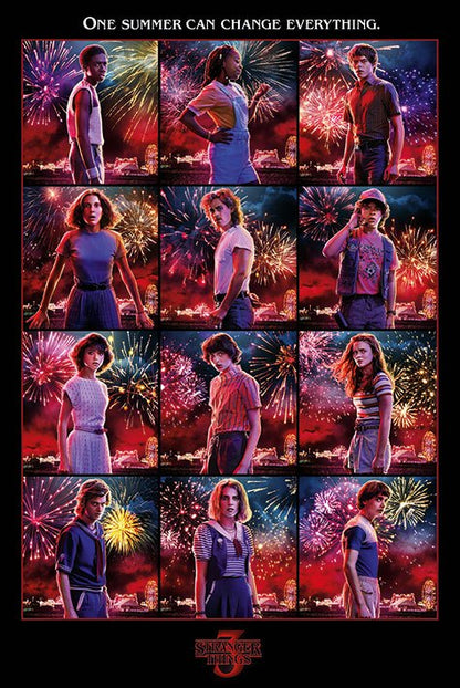 Isola dei Collezionisti - Stranger Things Poster Pack Character Montage S3 61 x 91 cm (5) - 1