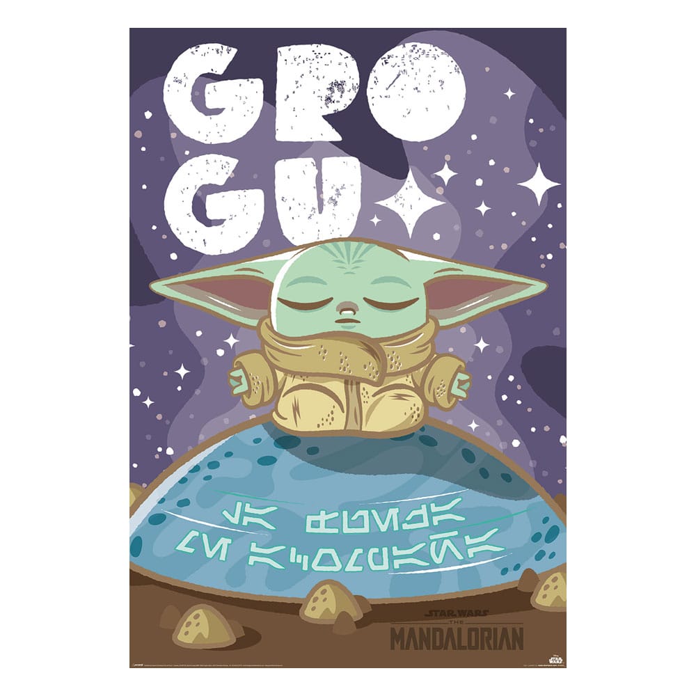 Isola dei Collezionisti - Star Wars: The Mandalorian Poster Pack Grogu Cuteness 61 x 91 cm (4) - 1