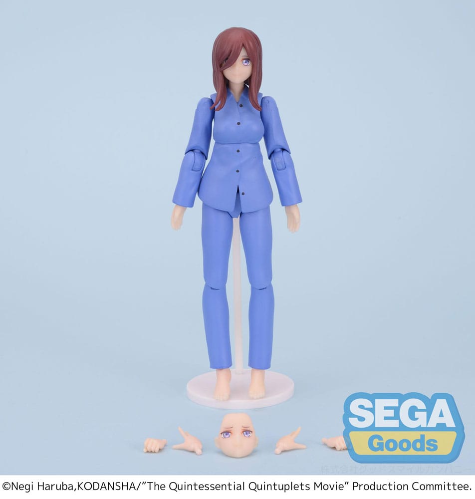 Isola dei Collezionisti - The Quintessential Quintuplets Action Figures Miku Nakano 15 cm - 2