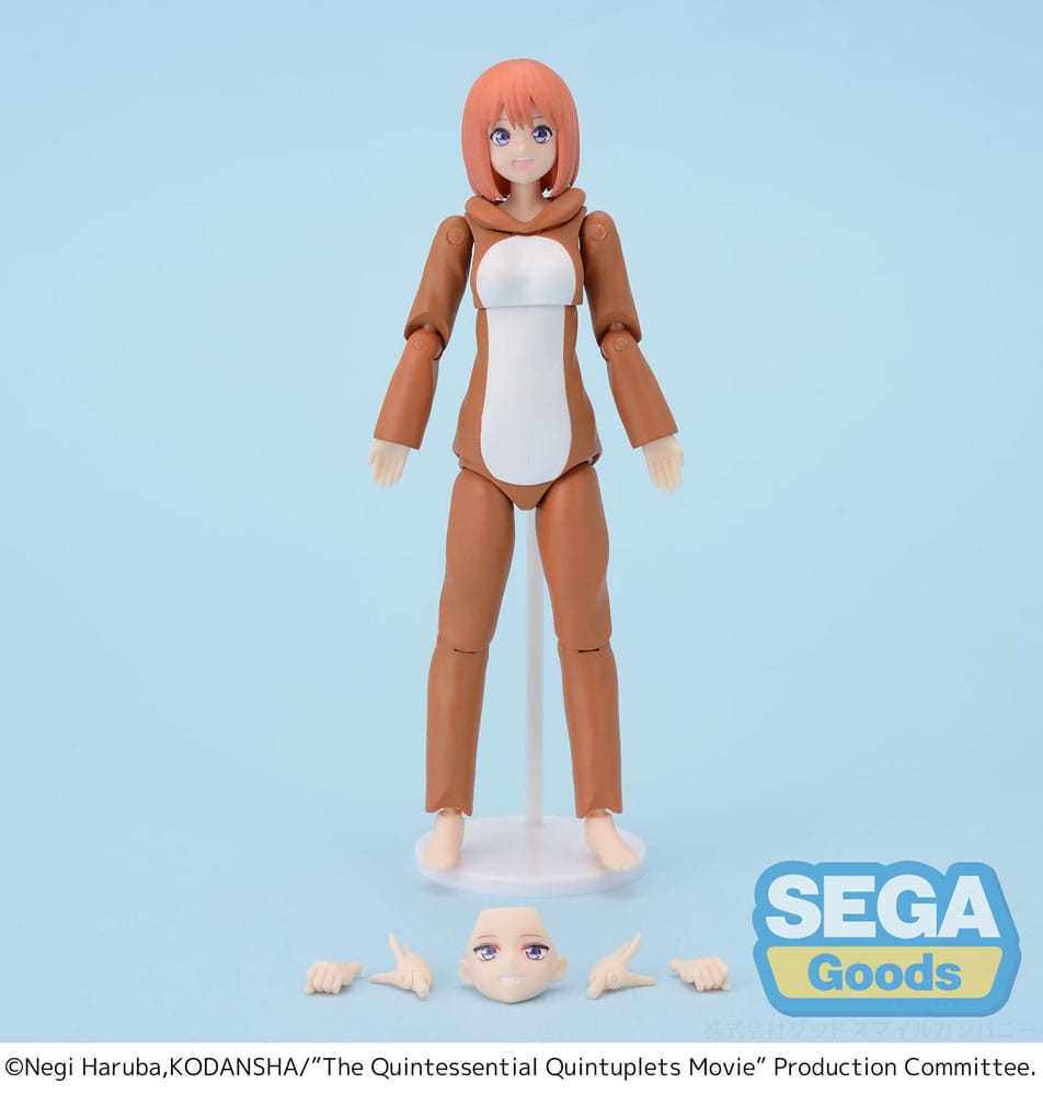 Isola dei Collezionisti - The Quintessential Quintuplets Action Figures Movingood!!! Yotsuba Nakano 15 cm - 2