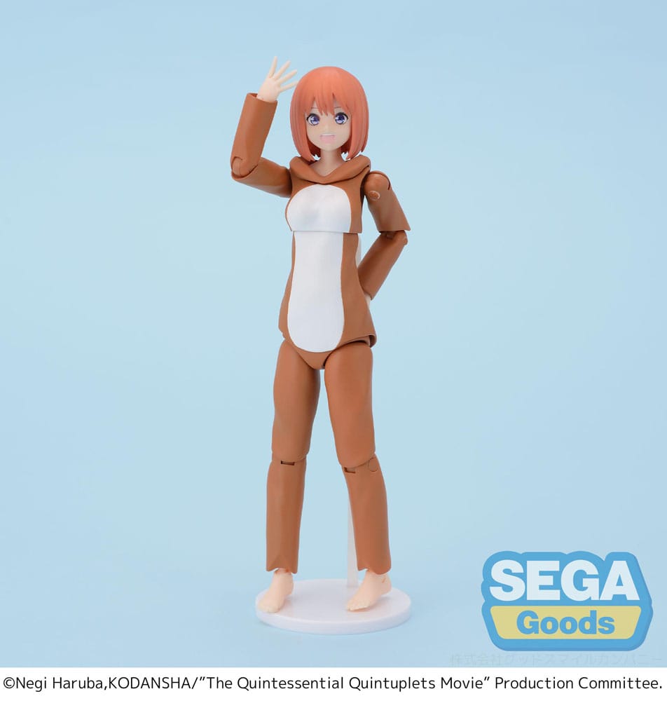 Isola dei Collezionisti - The Quintessential Quintuplets Action Figures Movingood!!! Yotsuba Nakano 15 cm - 1