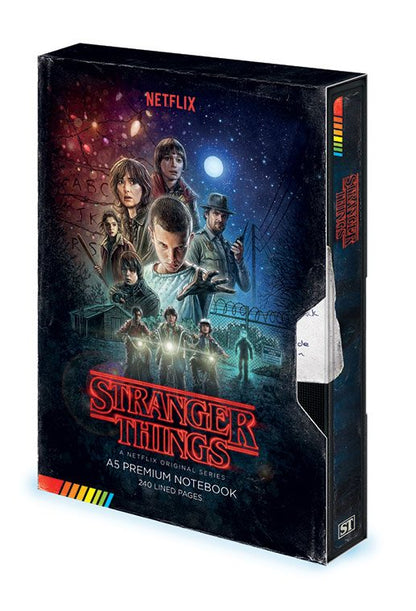 Isola dei Collezionisti - Stranger Things Premium Notebook A5 VHS (S1) - 2