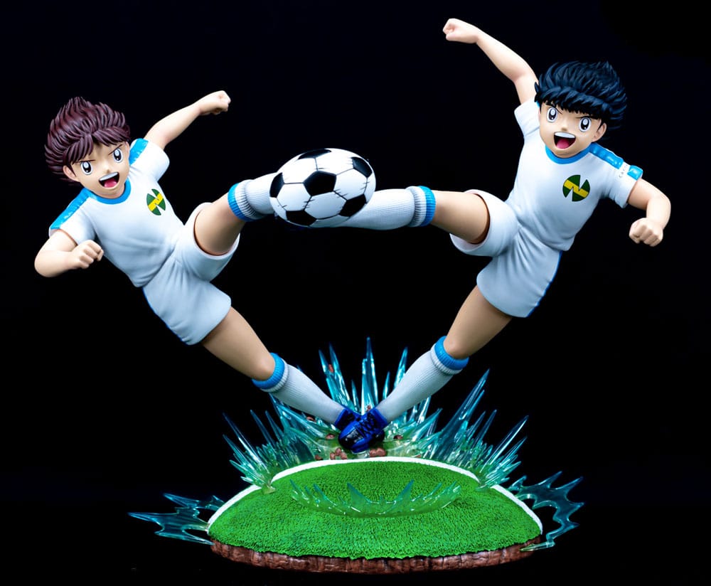 Isola dei Collezionisti - Captain Tsubasa Statue Golden Twins Tsubasa Ozora & Taro Misaki 32 cm - 2