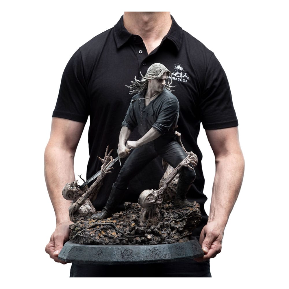 Isola dei Collezionisti - The Witcher Statue 1/4 Geralt the White Wolf 51 cm - 36