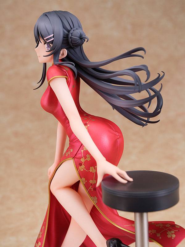 Isola dei Collezionisti - Rascal Does Not Dream of Bunny Girl Senpai Statue 1/7 Mai Sakurajima Chinese Dress Ver. 22 cm - 6